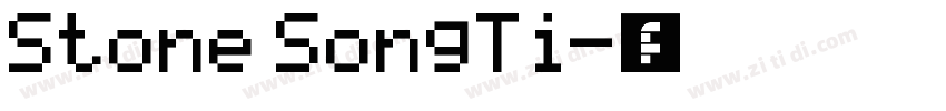 Stone SongTi字体转换